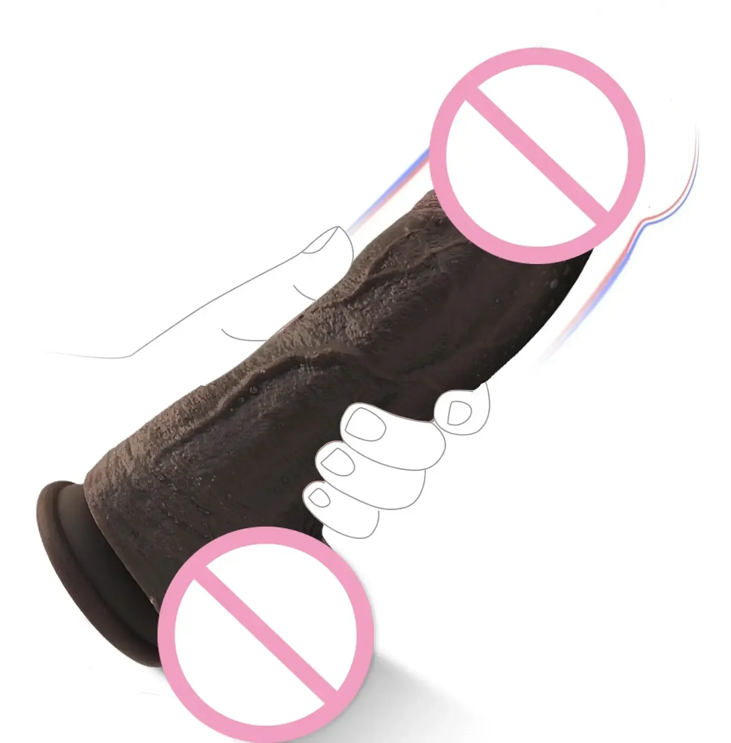 dildo realista grande con ventosa 1