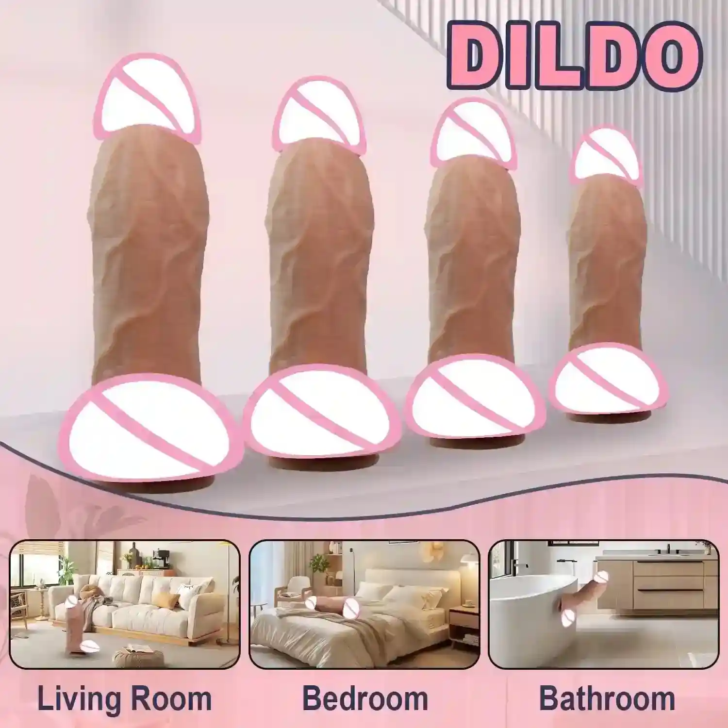dildo realista grande para estimulación