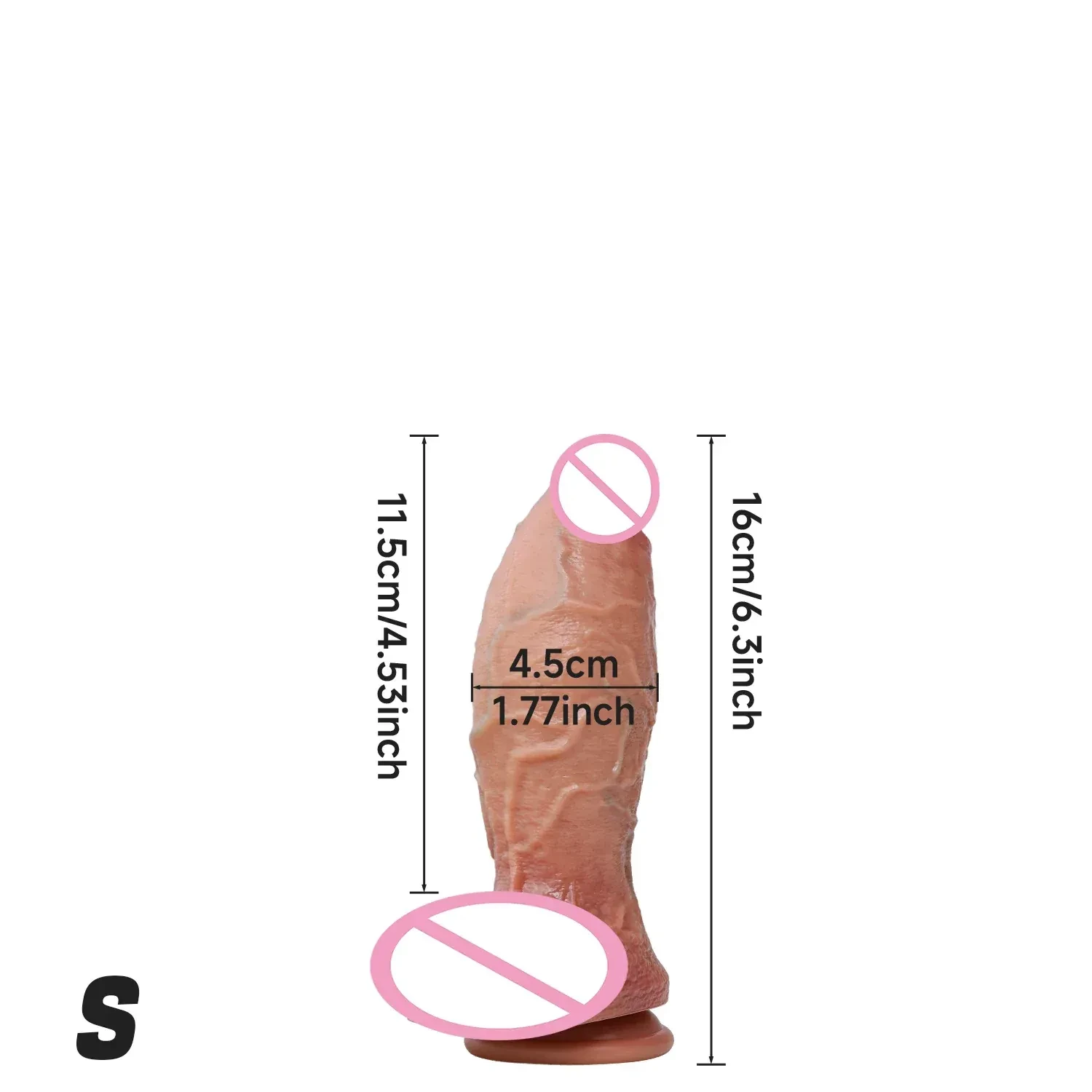 dildo realista silicona medica grande