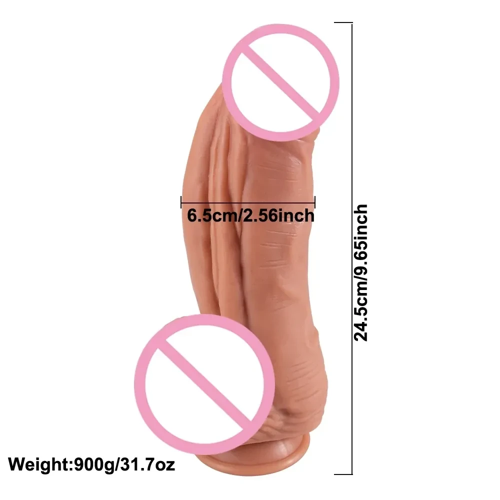dildo realista tacto suave silicona
