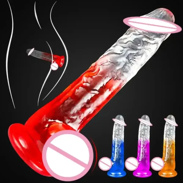 dildo silicona médica con ventosa duradero