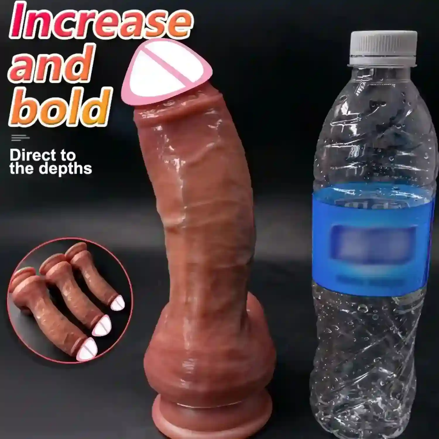 dildo silicona medica doble con base