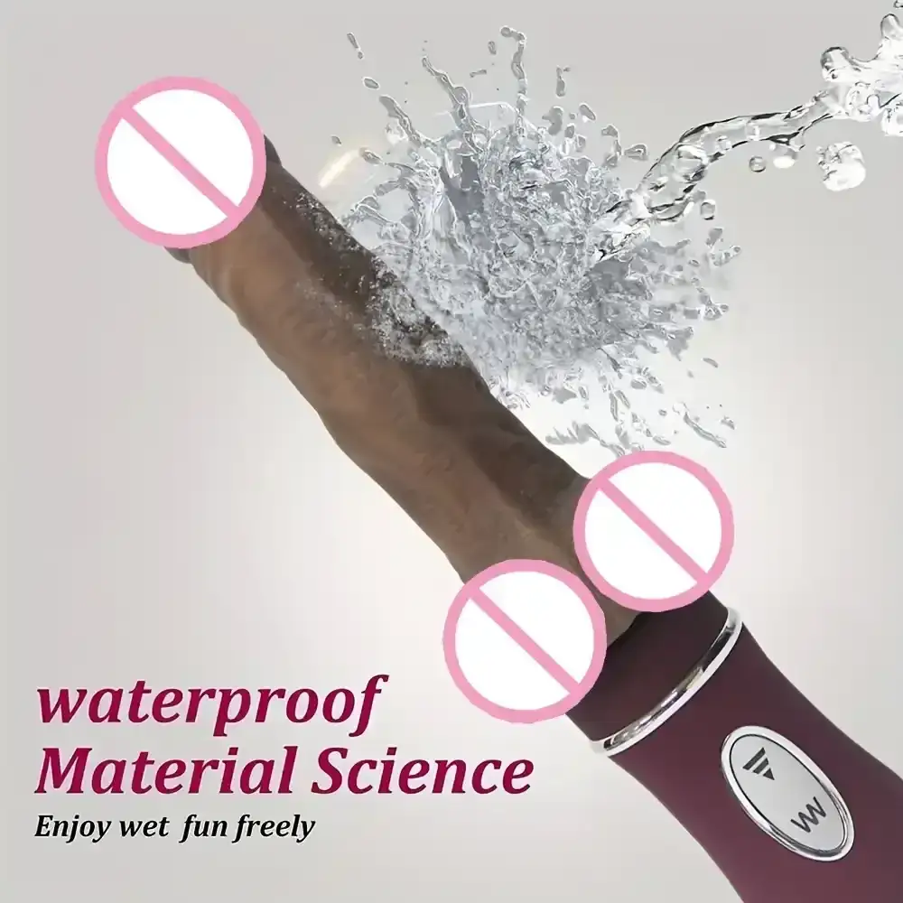dildo tpe con funcion de calor
