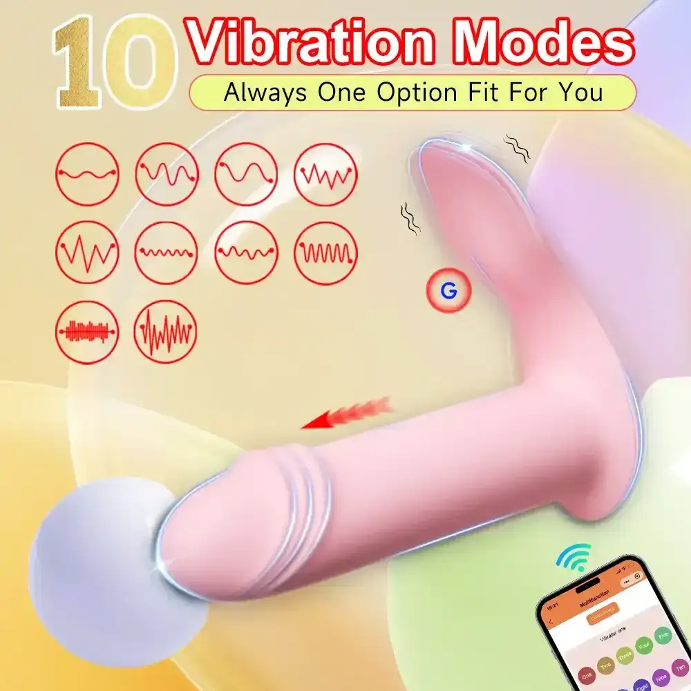 dildo vibrador silicona control app