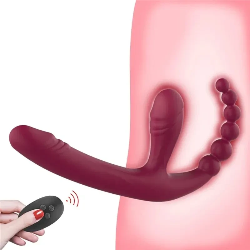 dildo wearable strapless con cabeza fálica