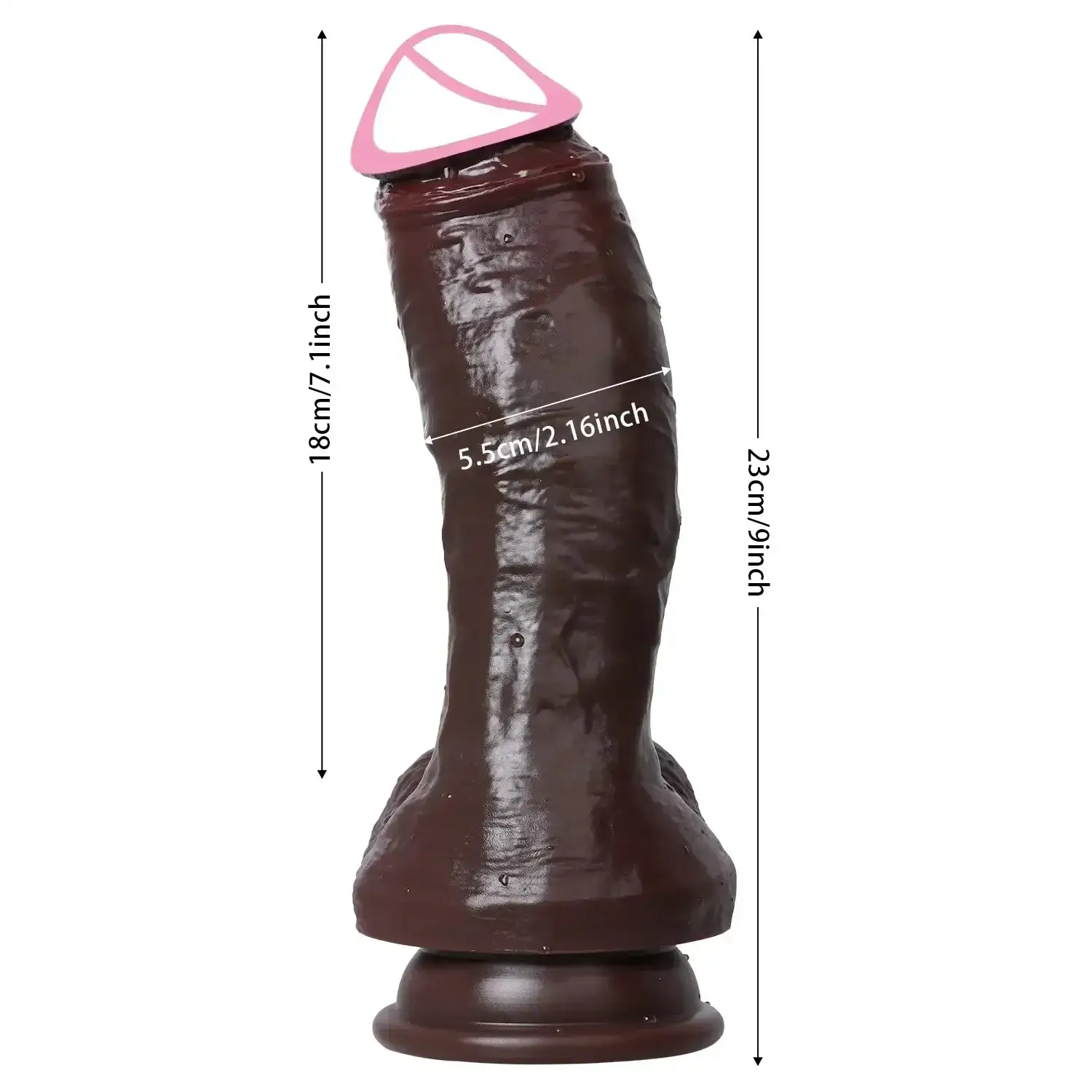 doble dildo realista silicona médica