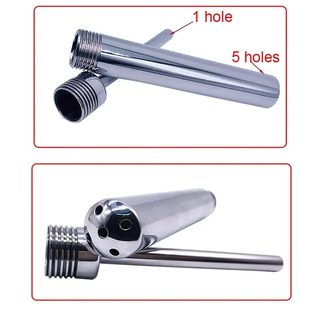 ducha anal metalica para higiene intima