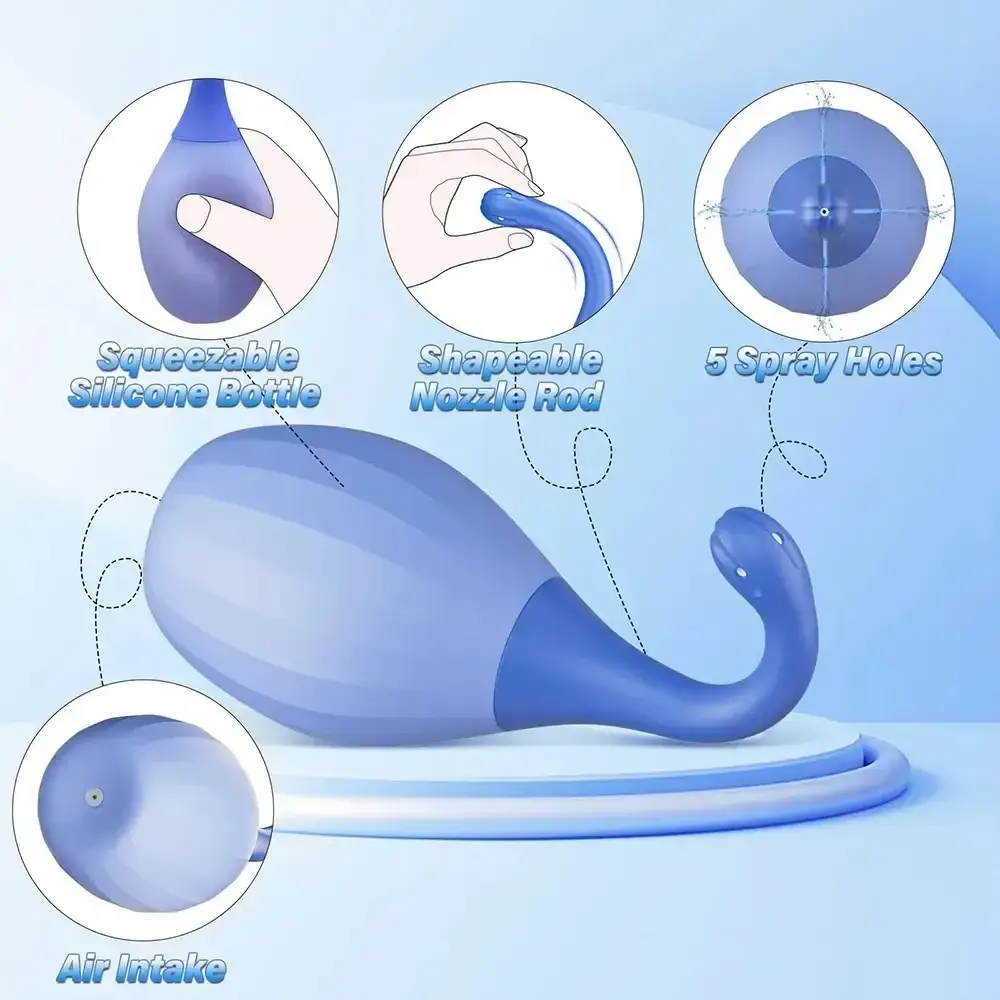 ducha anal para higiene íntima completa