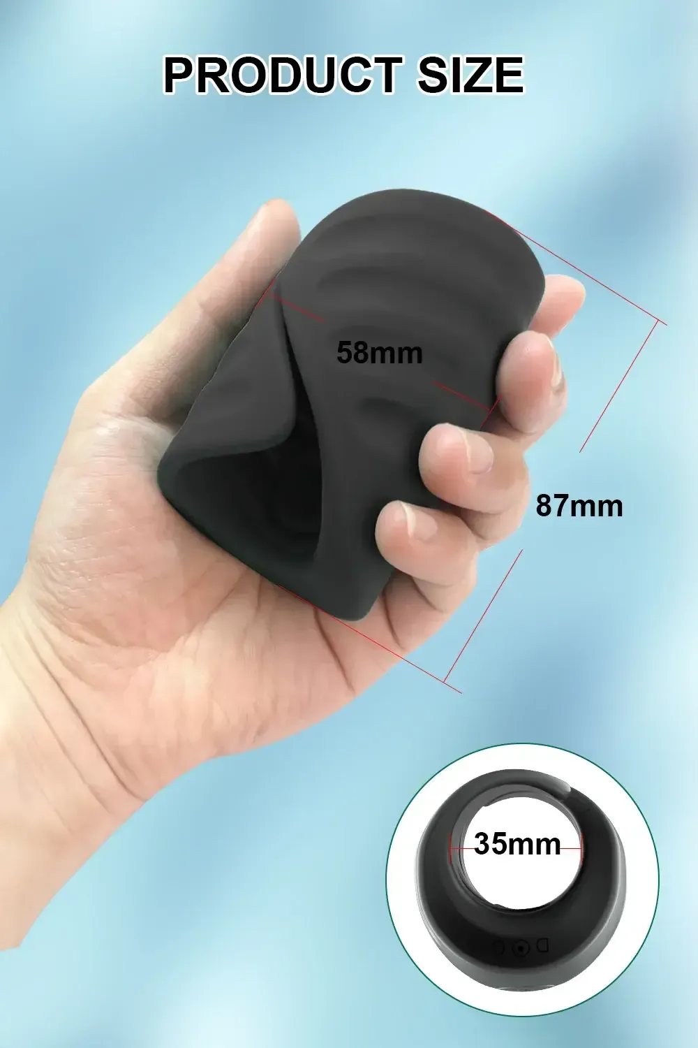 ejercitador de glande masculino recargable