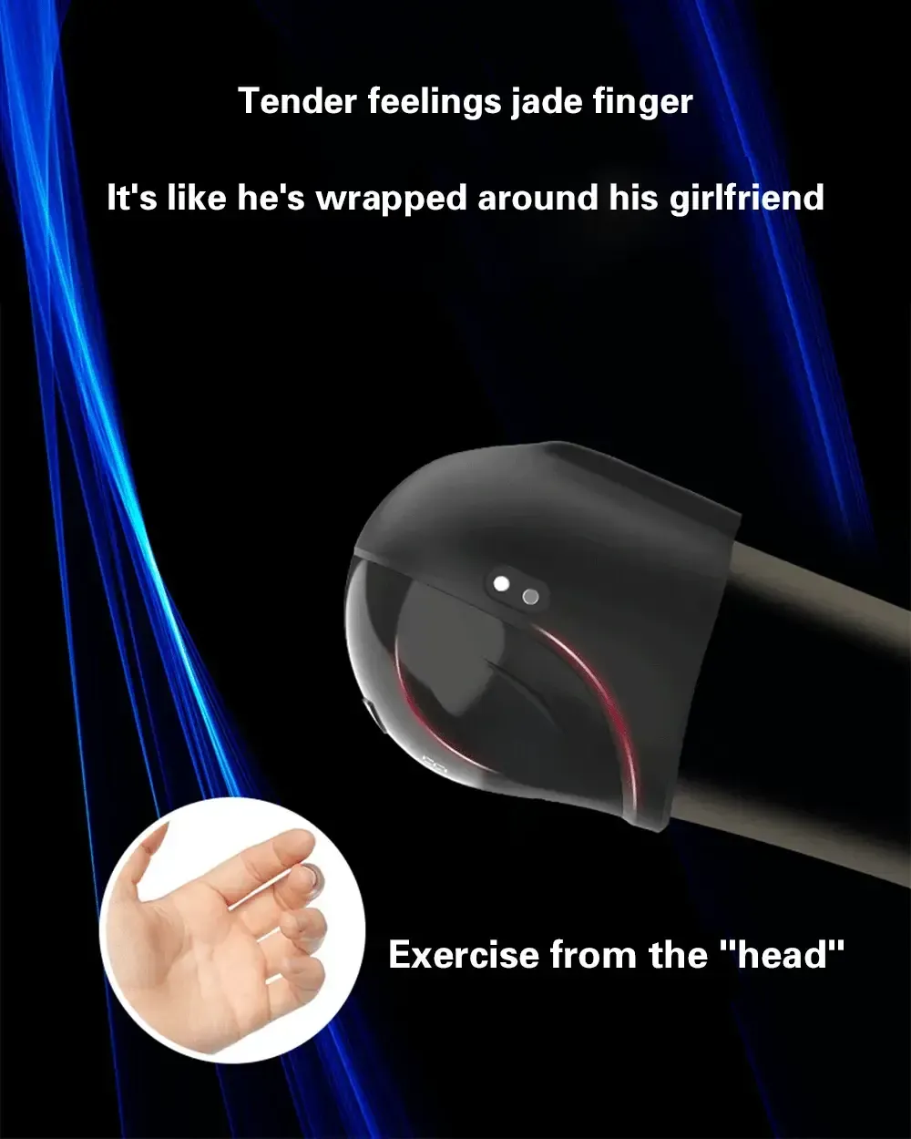 ejercitador glande masculino con vibracion