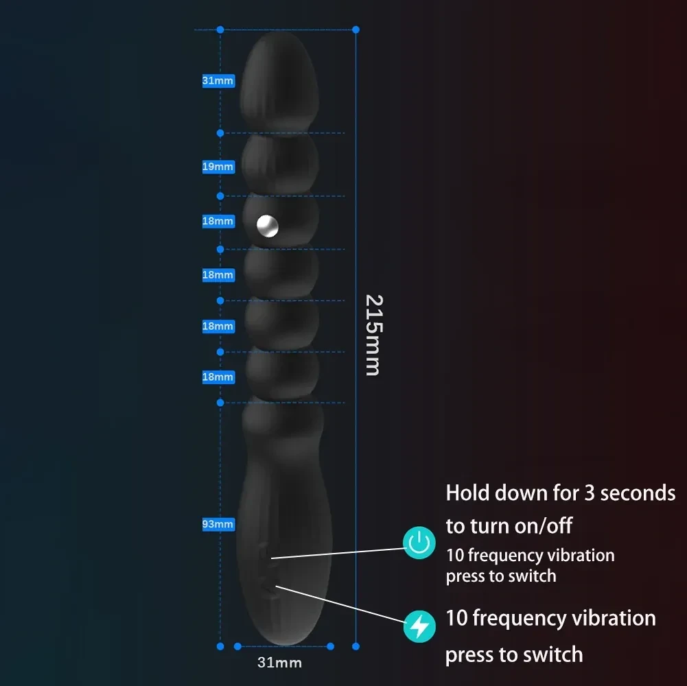 electroestimulador anal vibratorio silencioso