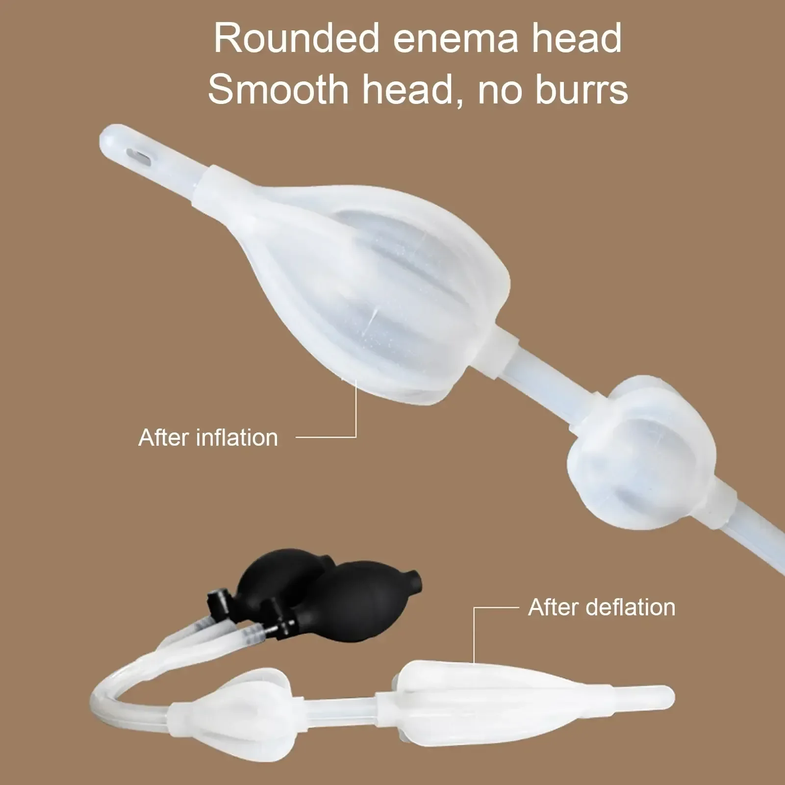 enema inflable silicona medica doble