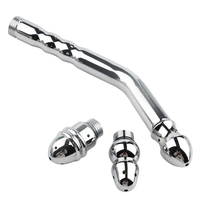 enema metalico con boquillas intercambiables