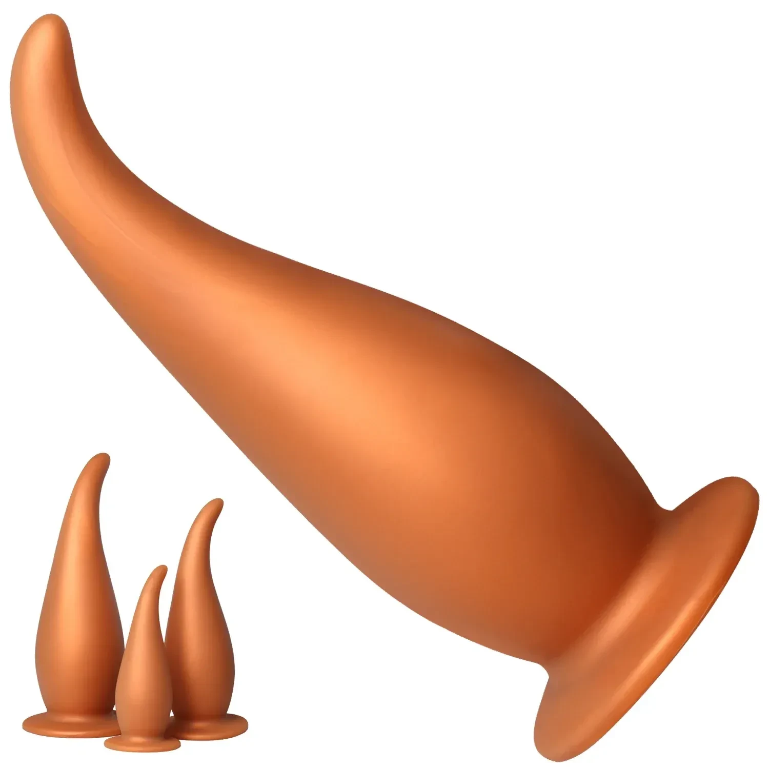 enorme plug anal silicona dilatacion