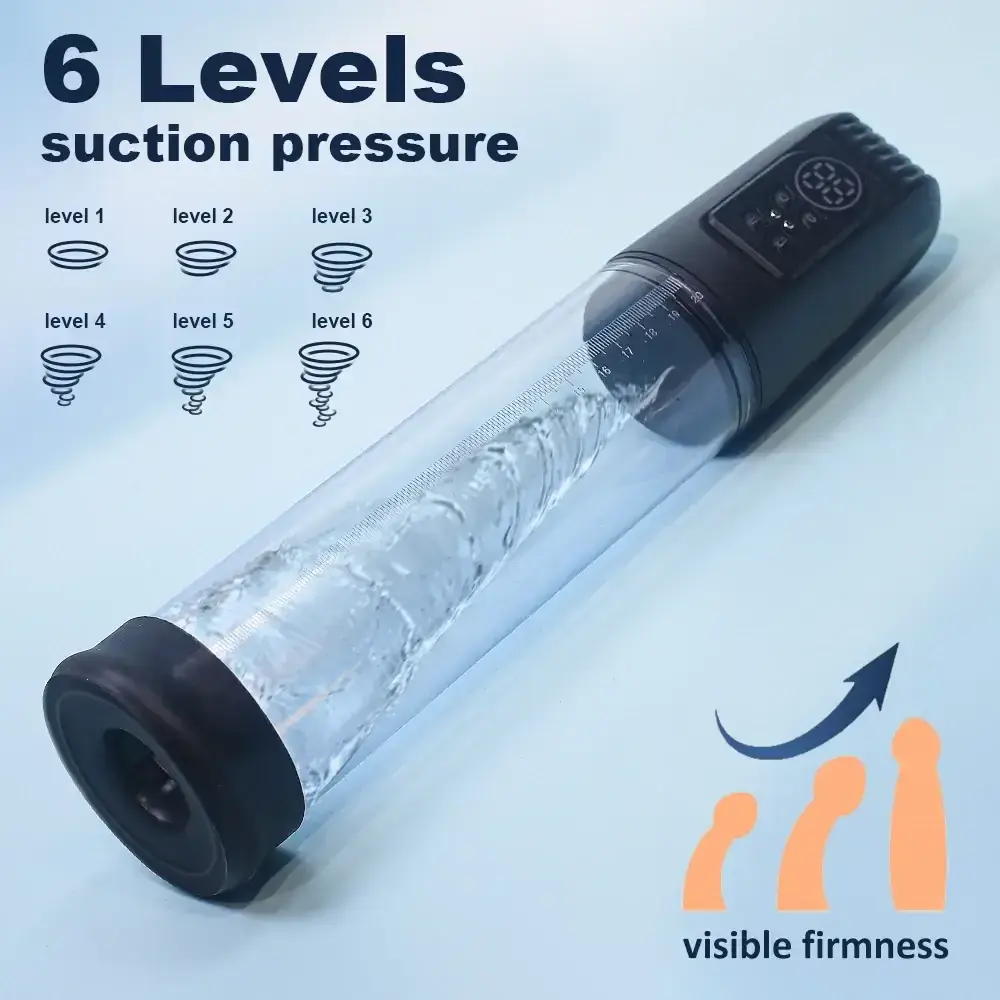 entrenador pene con copa de succion