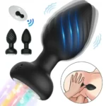 estimulador anal con control táctil