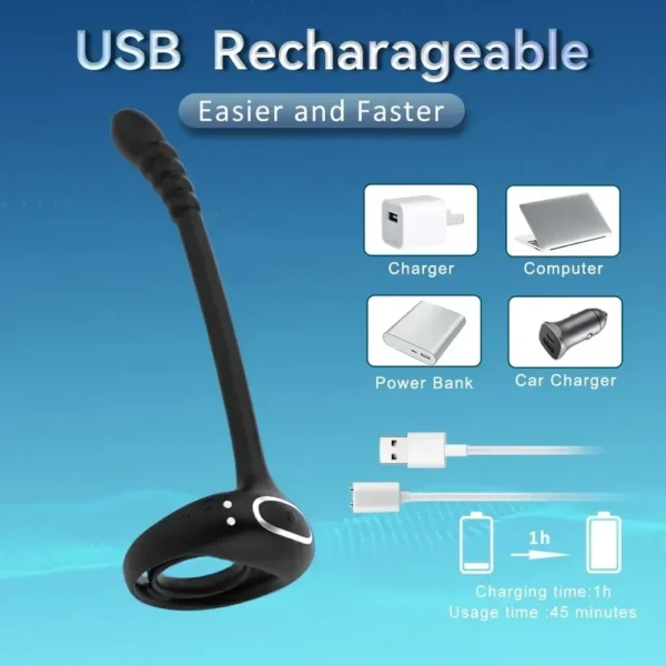 estimulador anal hombre silicona suave