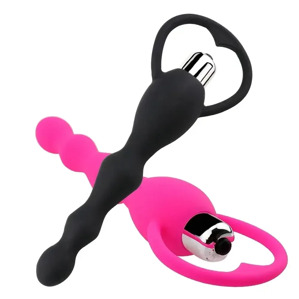 estimulador anal perlas vibratorias silicona