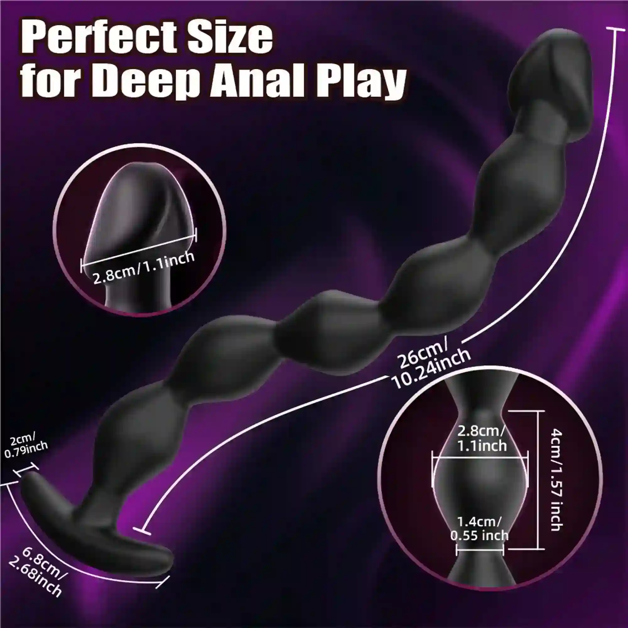 estimulador anal prostatico silicona suave