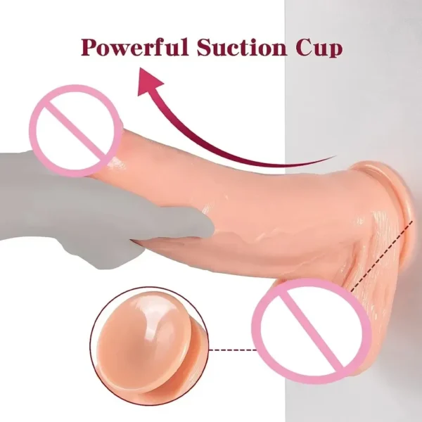 estimulador anal pvc con ventosa potente