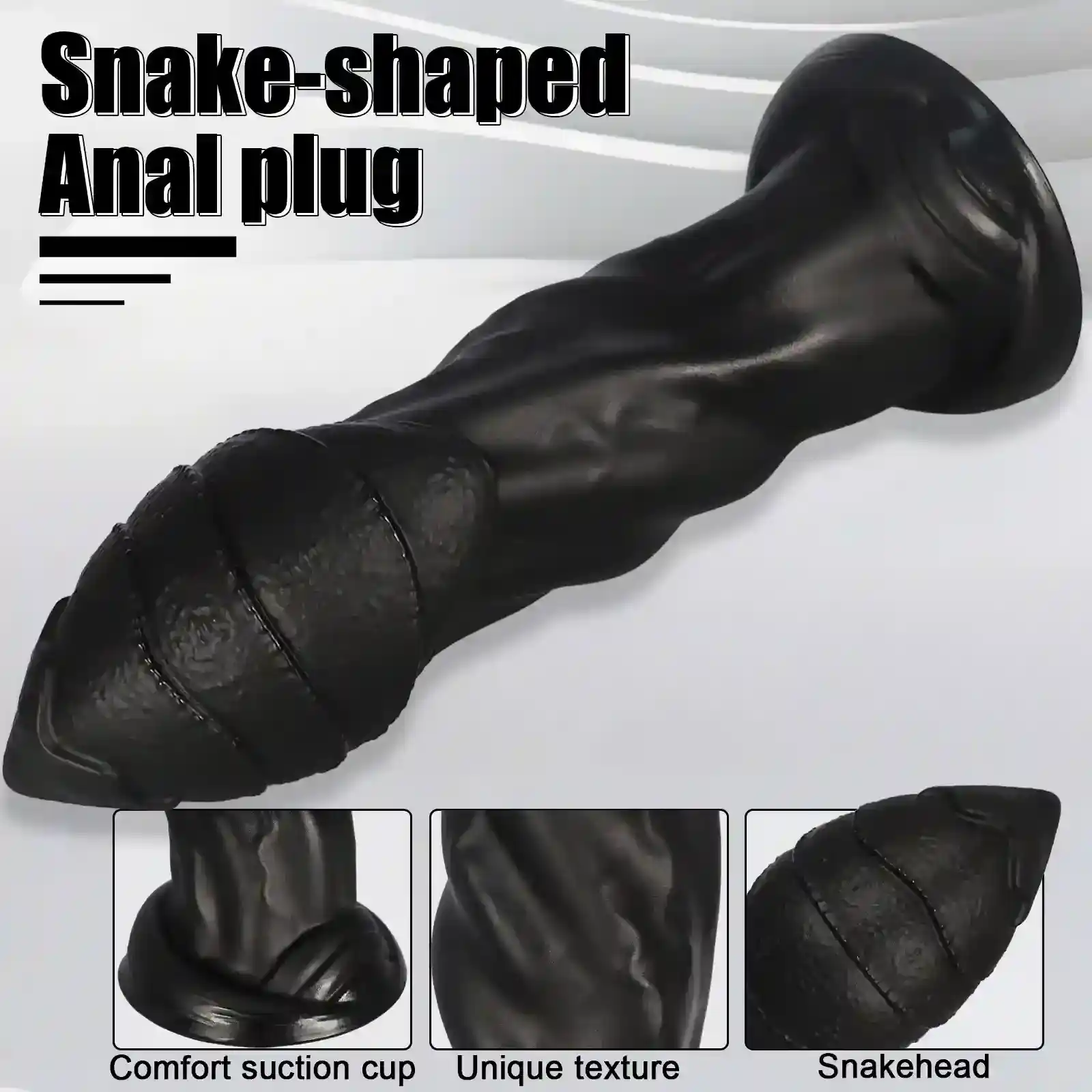 estimulador anal pvc textura unica
