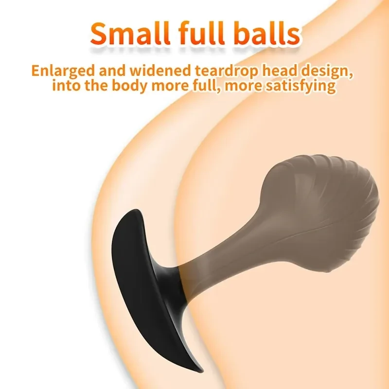 estimulador anal silicona BDSM graduado