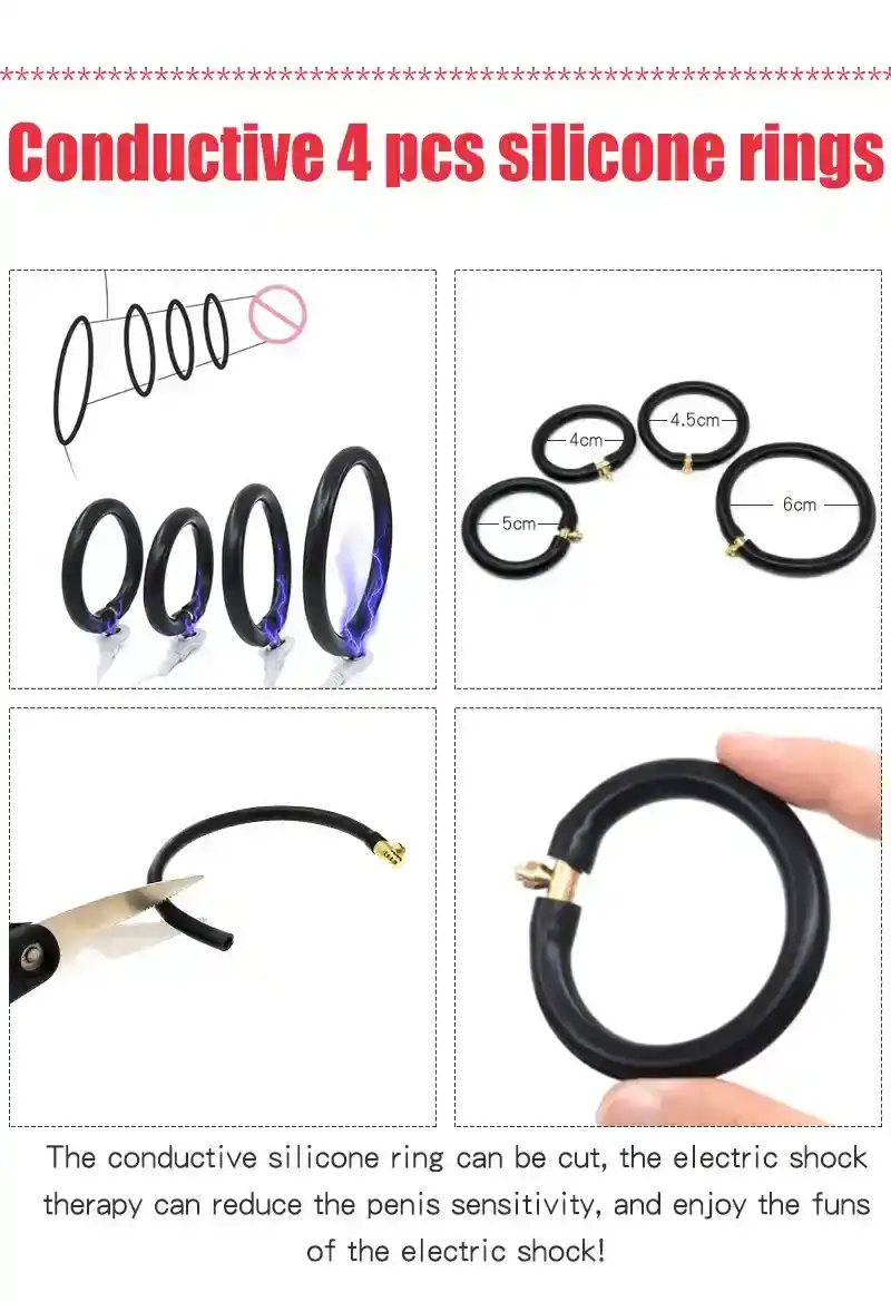 estimulador clitoris electrico anillo abs