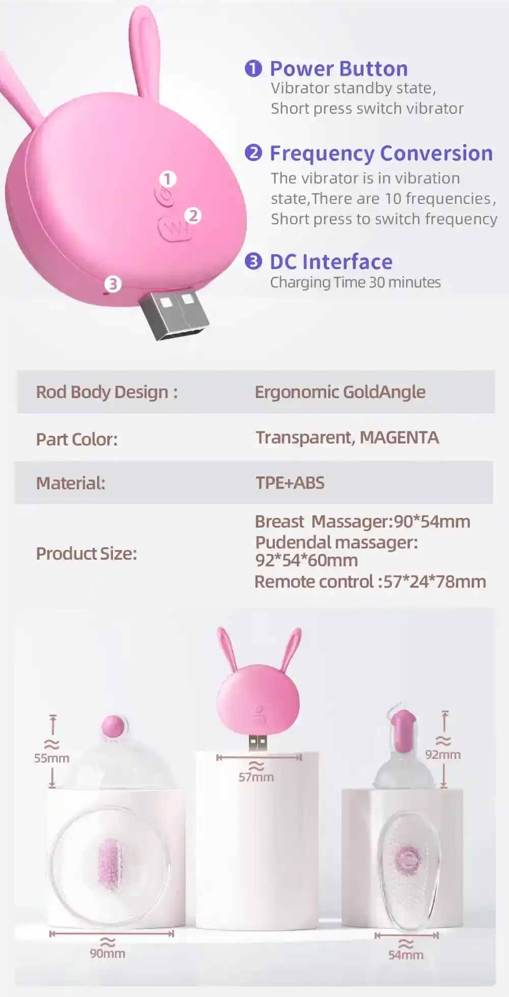 estimulador clitoris inalambrico para mujer