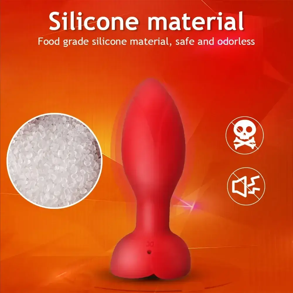 estimulador clitoris y anal facil limpiar