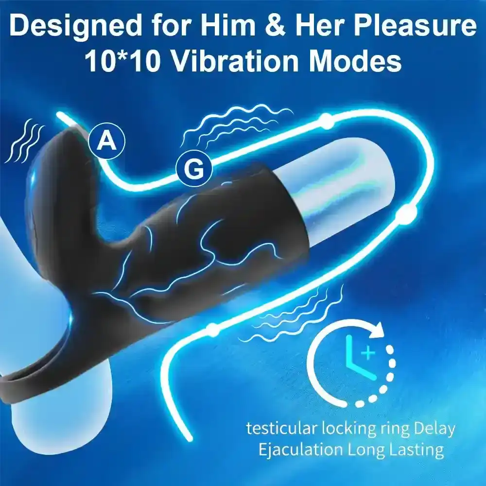 estimulador clitoris y pene con vibracion