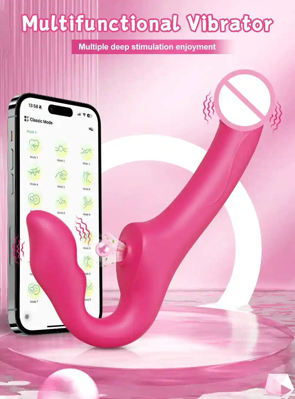 estimulador clitoris y vaginal silicona
