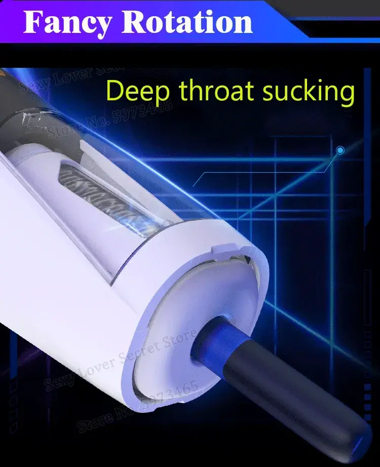 estimulador de pene con calor y rotacion