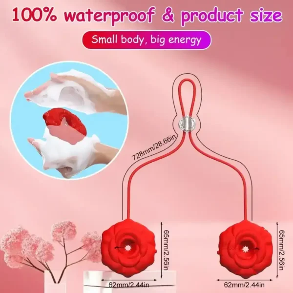 estimulador de pezones suave y flexible