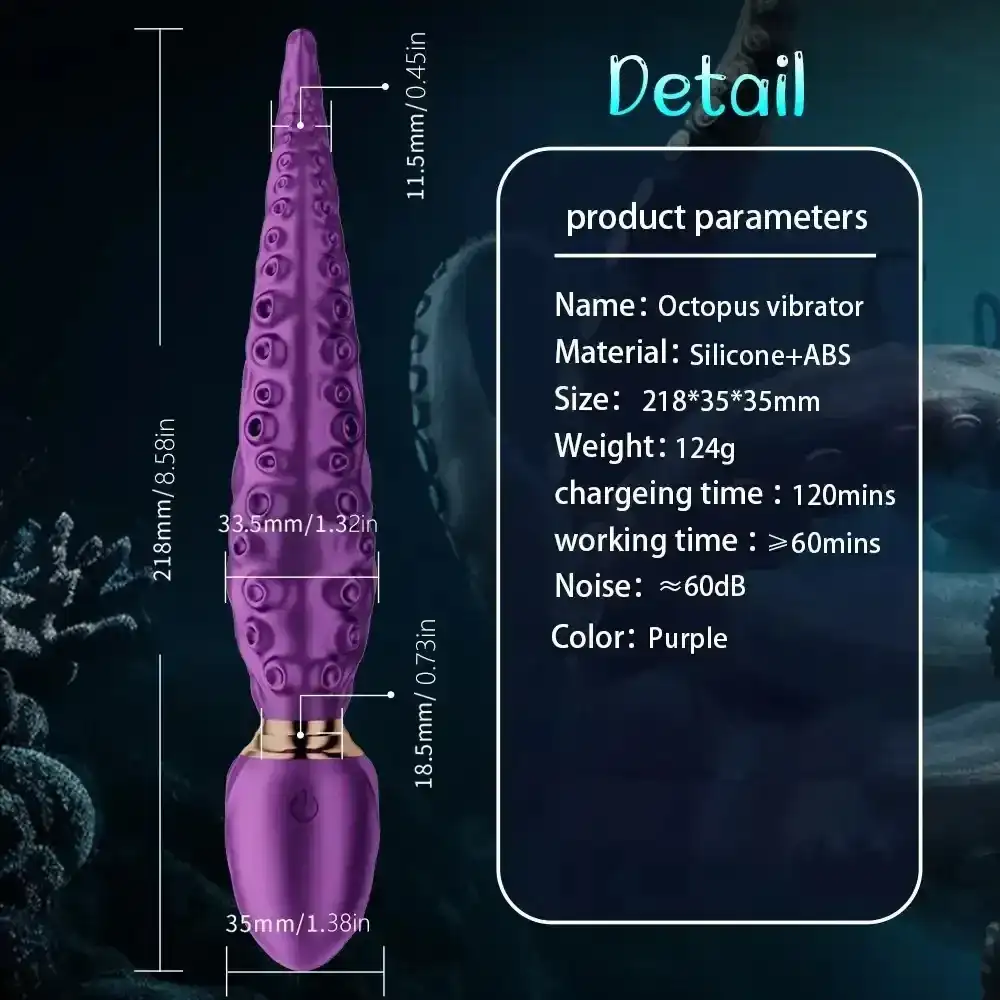 estimulador femenino forma de pulpo erótico