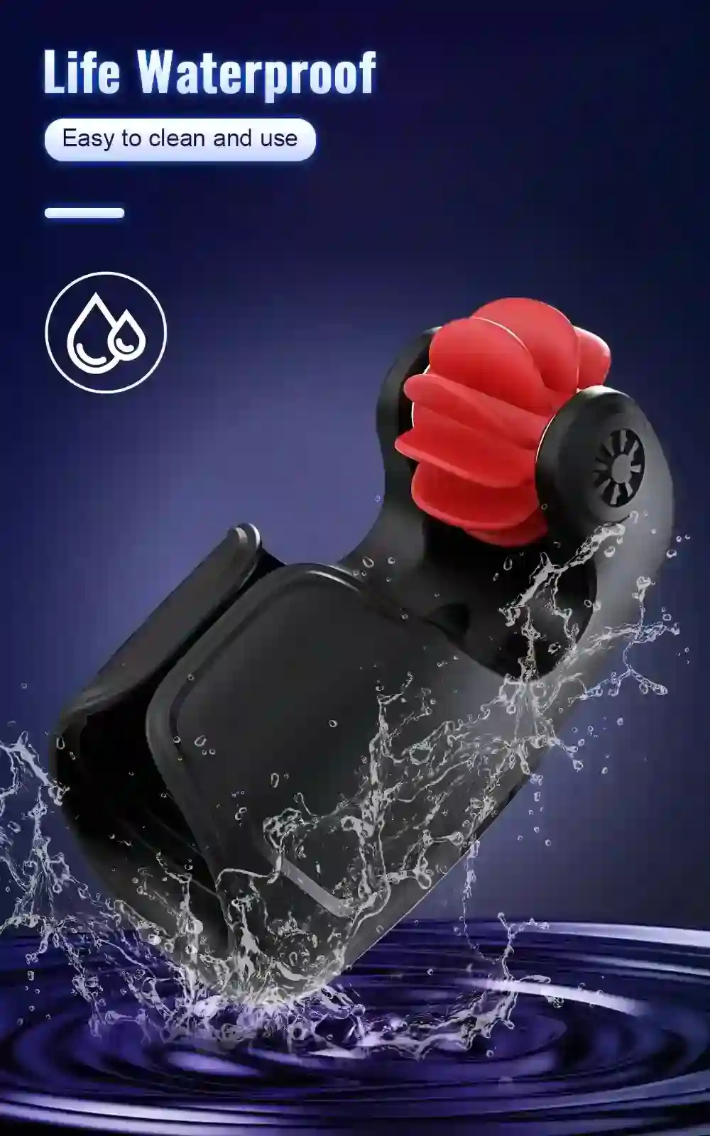 estimulador glande masculino silicona suave