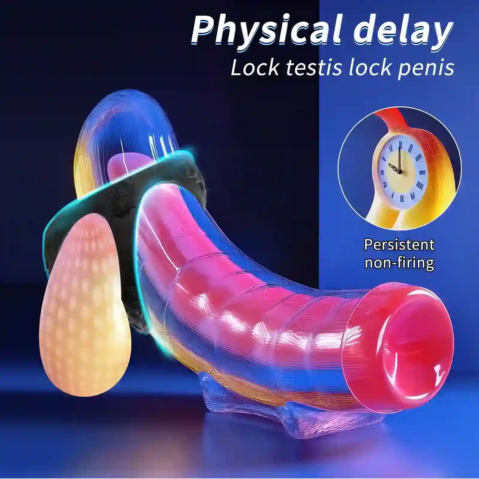 estimulador pene silicona medica vibrante