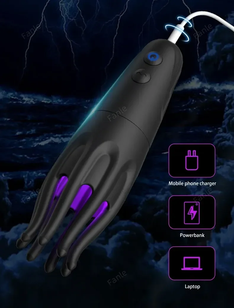 estimulador pene silicona suave recargable