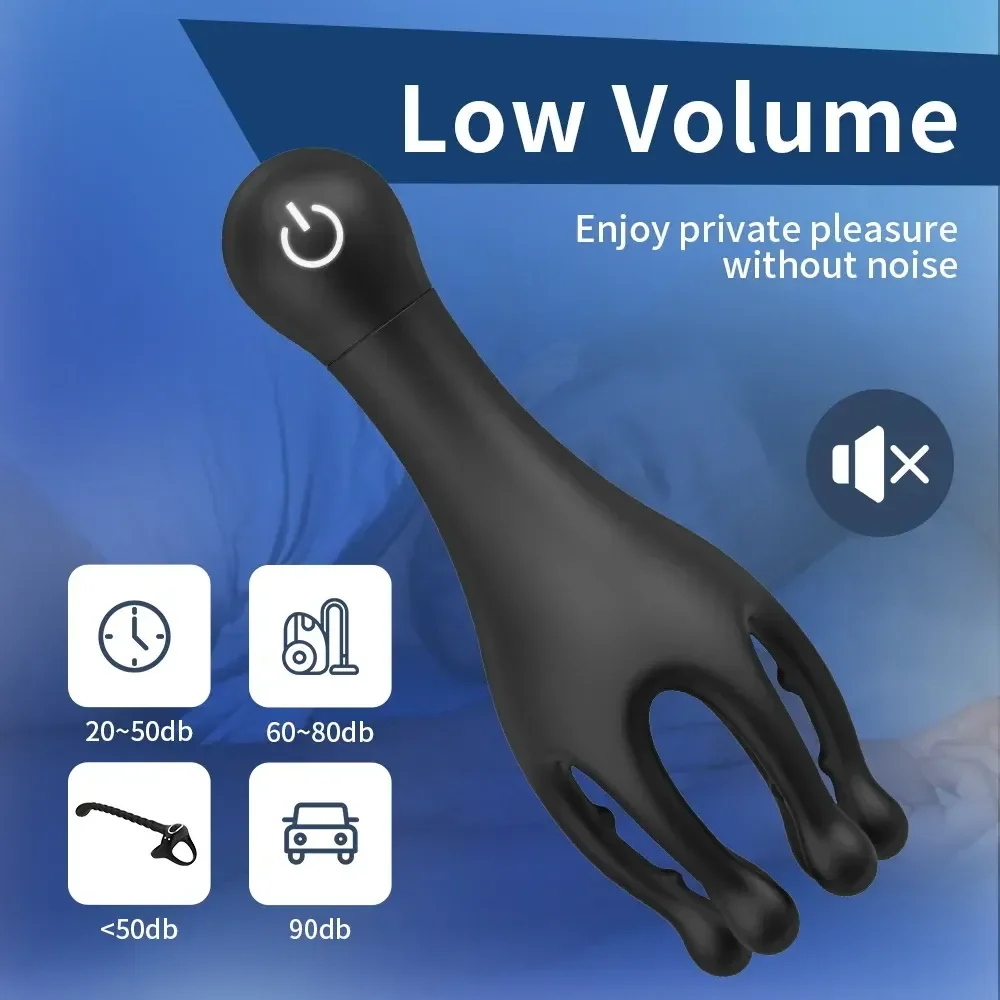 estimulador peneano con vibracion ajustable