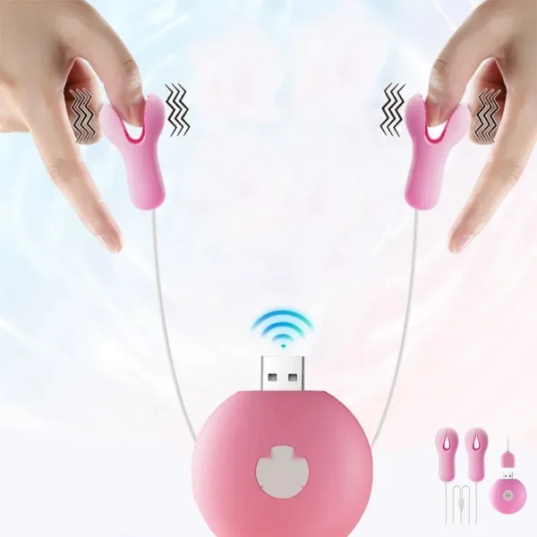 estimulador pezones con vibración extensible