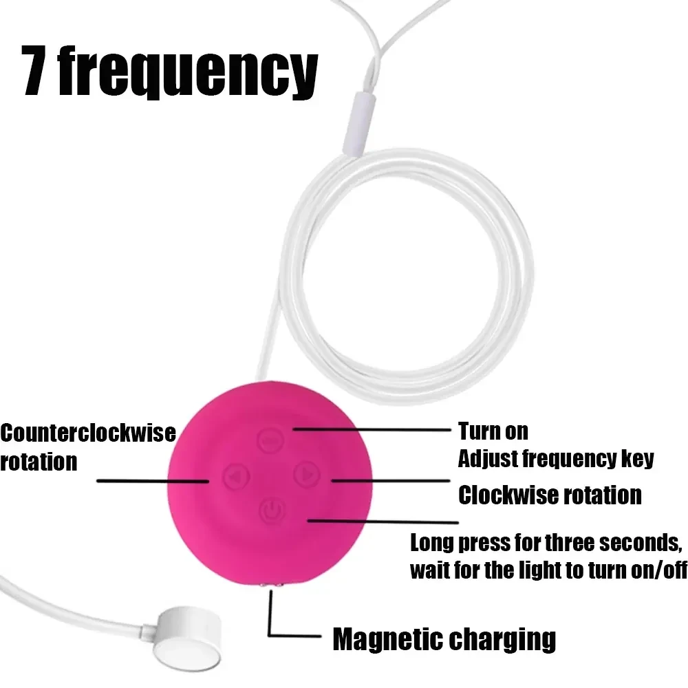 estimulador pezones silicona con rotacion