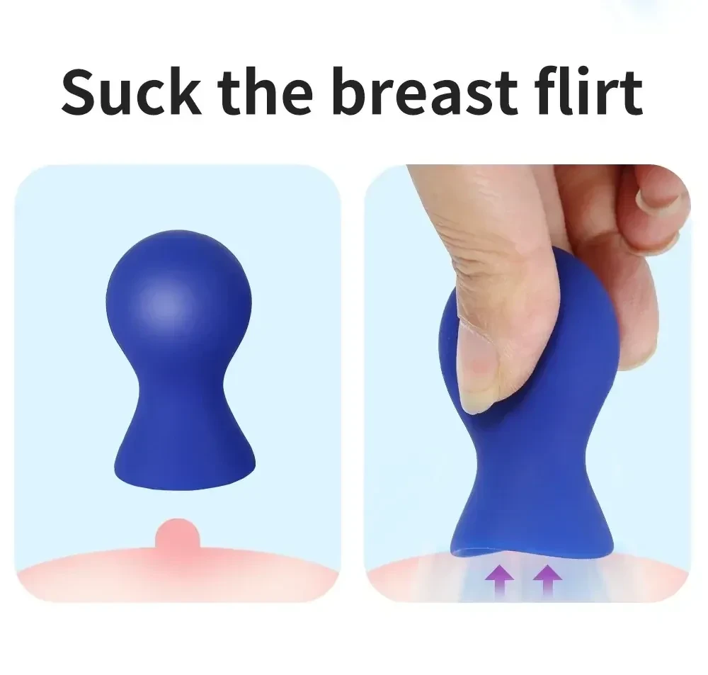 estimulador pezones silicona medica impermeable