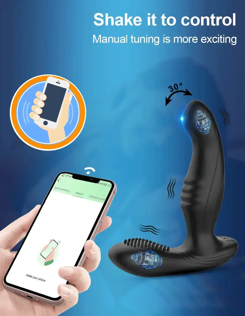 estimulador prostatico control a distancia