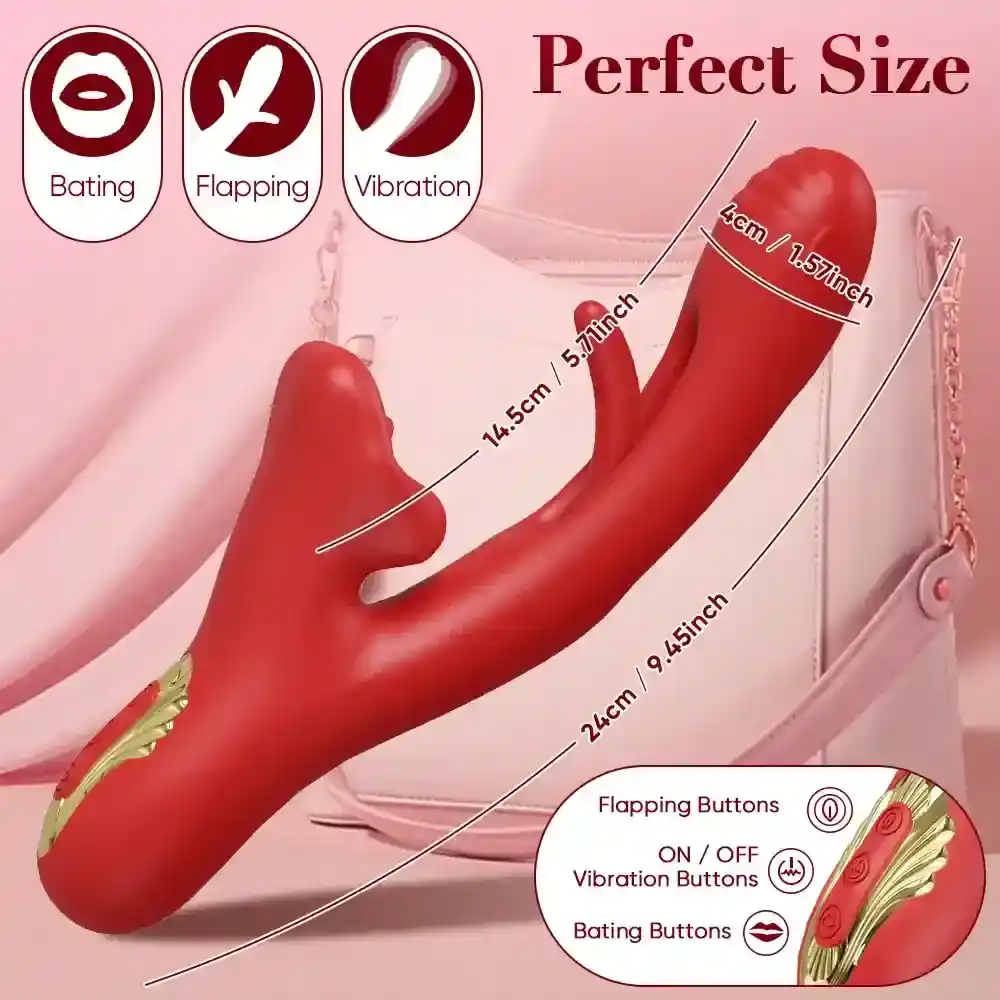 estimulador punto g aleteo suave