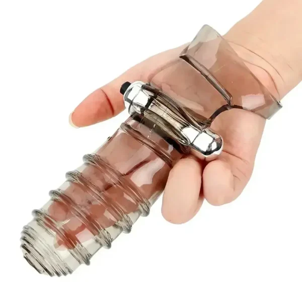 estimulador punto g dedo silicona vibrante