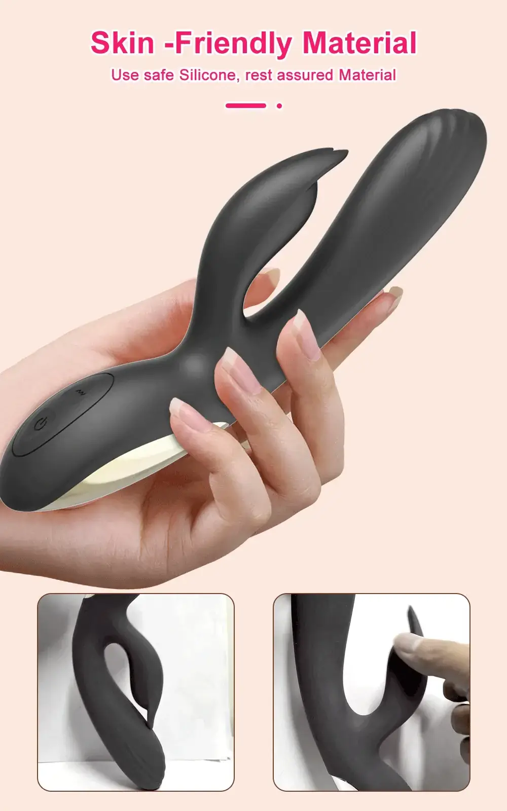 estimulador punto g silicona ergonomico