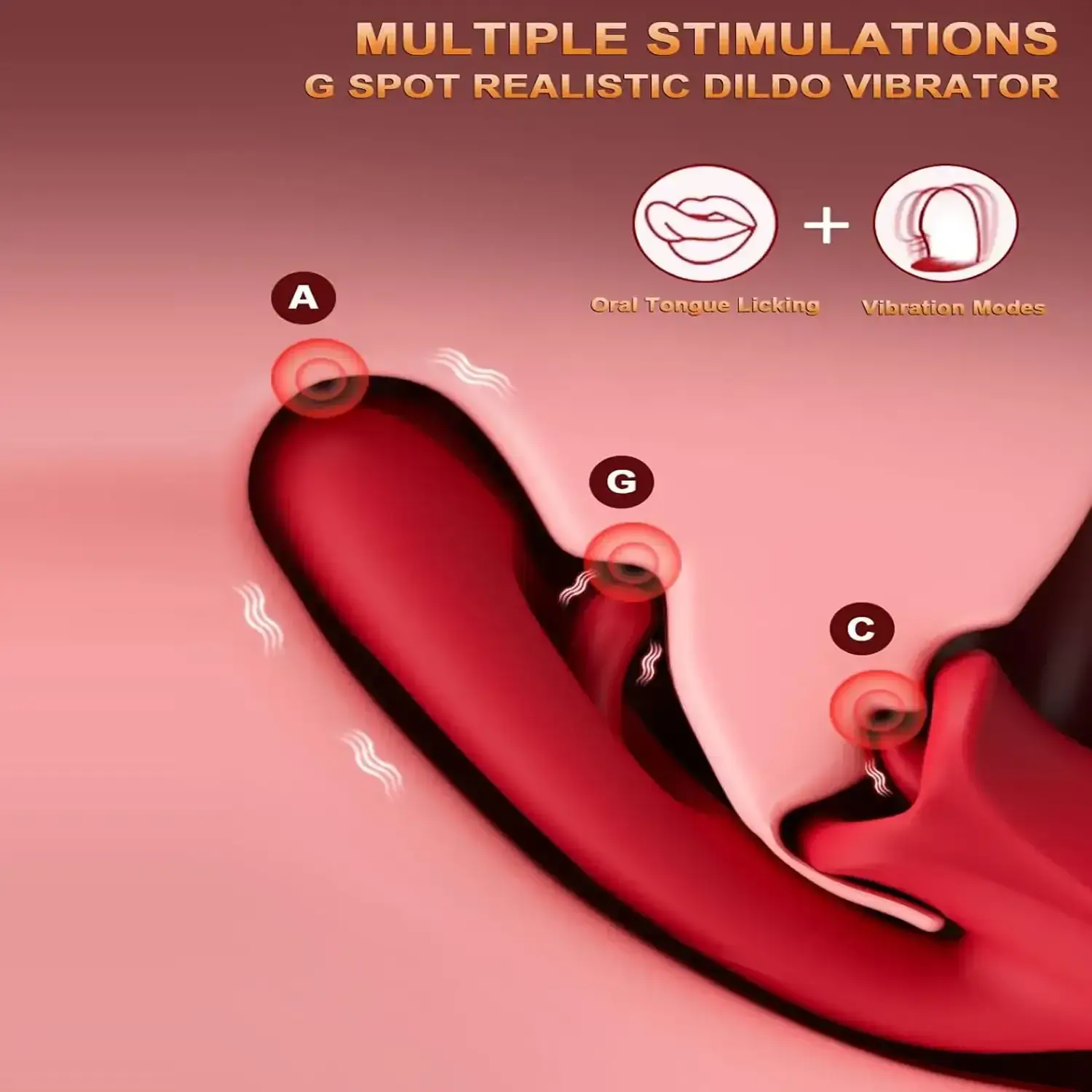 estimulador punto g silicona oral