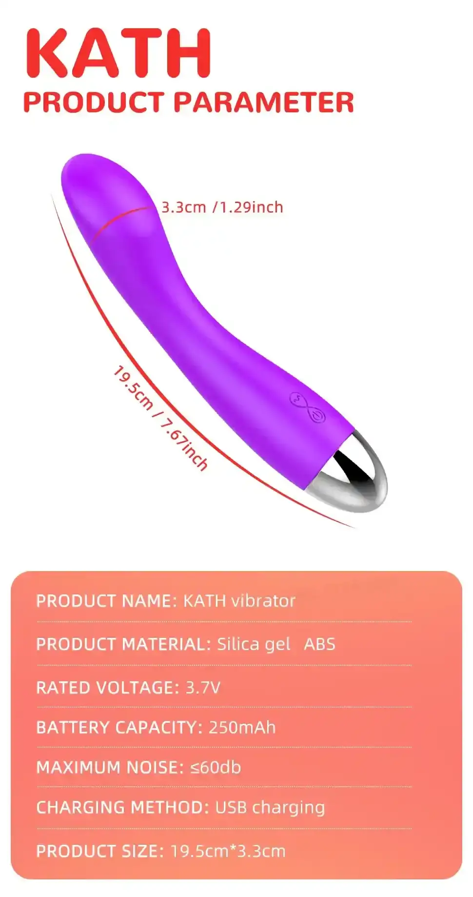 estimulador punto g silicona roja 1