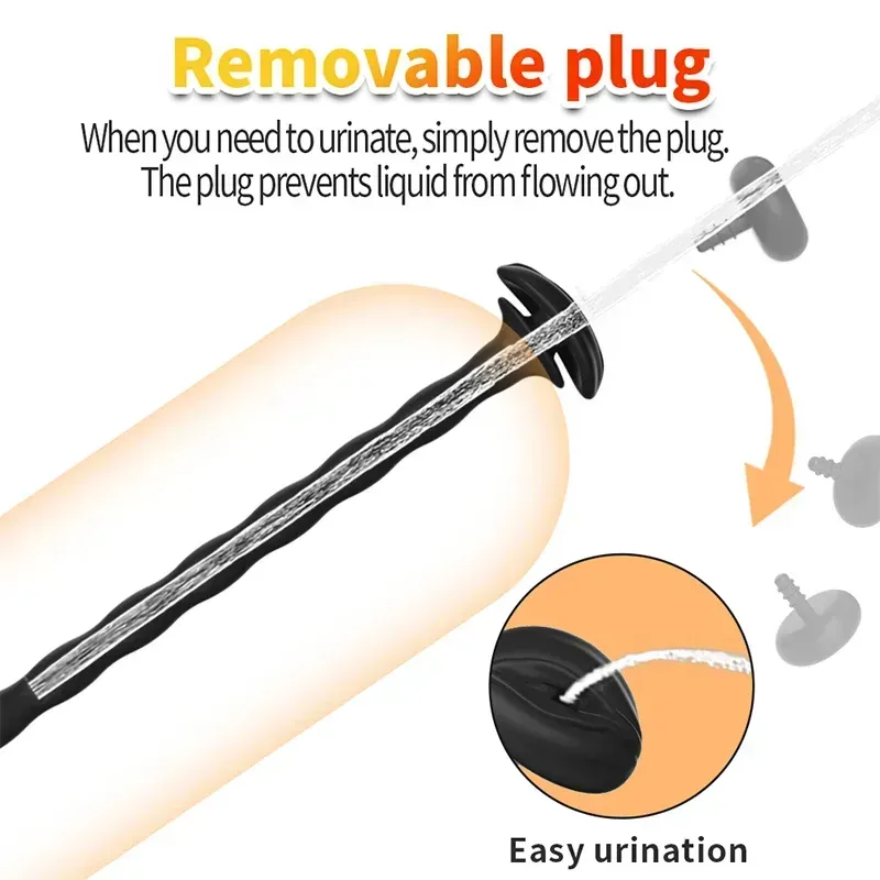 estimulador uretral silicona medica hombre