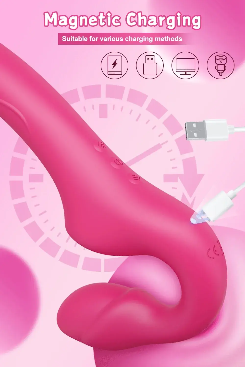 estimulador vaginal clitoris con silicona