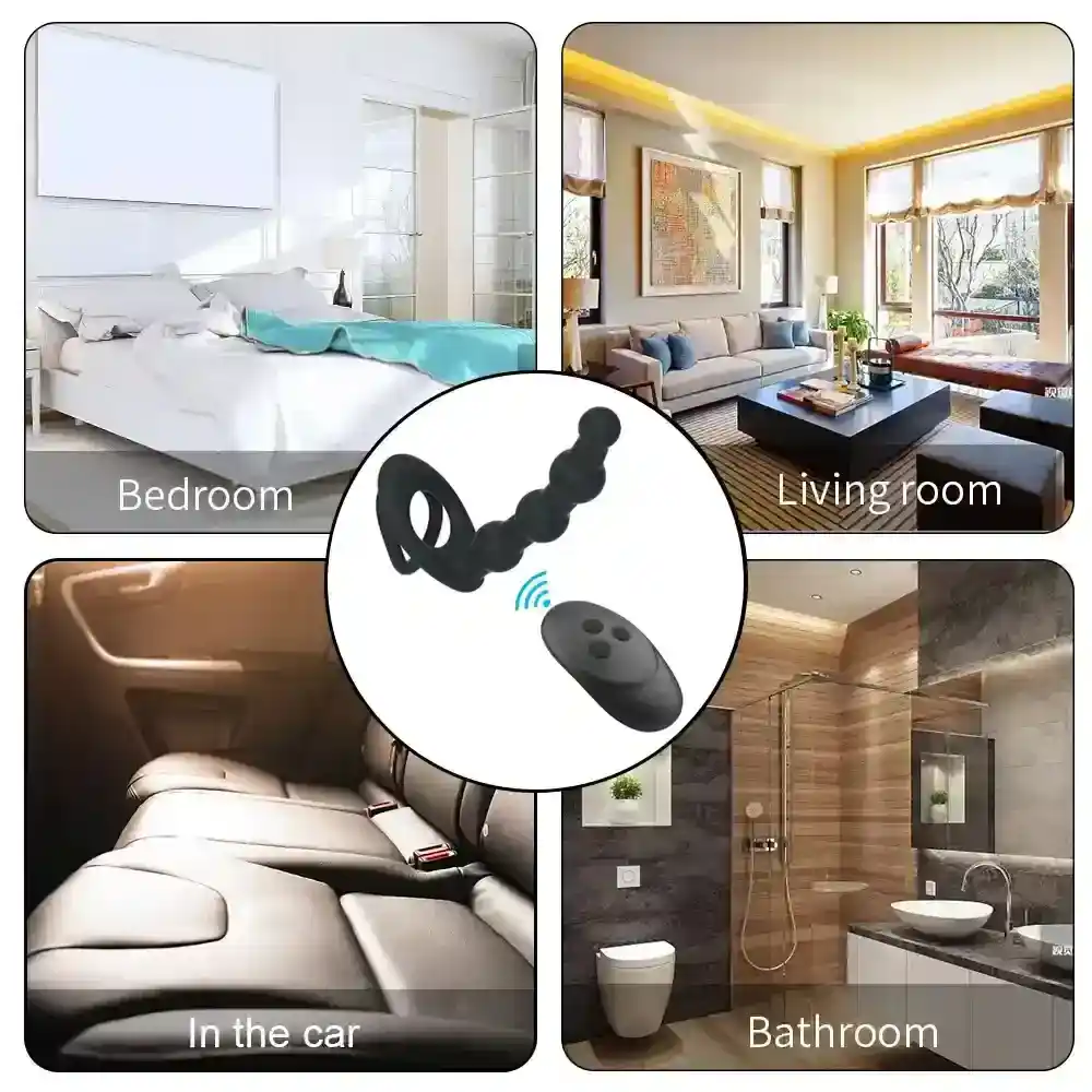 estimulador vaginal y anal silicona